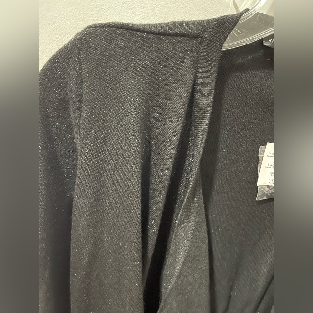 Whbm Nwt Sparkle Open Cardigan - image 1